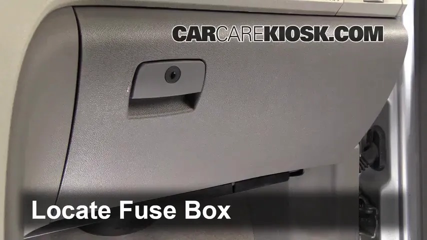 Interior Fuse Box Location: 2012 Chevrolet Traverse LS 3.6L V6